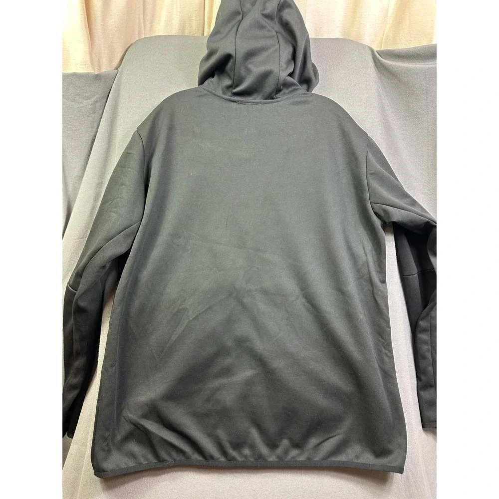 Men's Tech Fleece Full Zip Hoodie Black Jacket Bonded Pocket CU4489-010‎